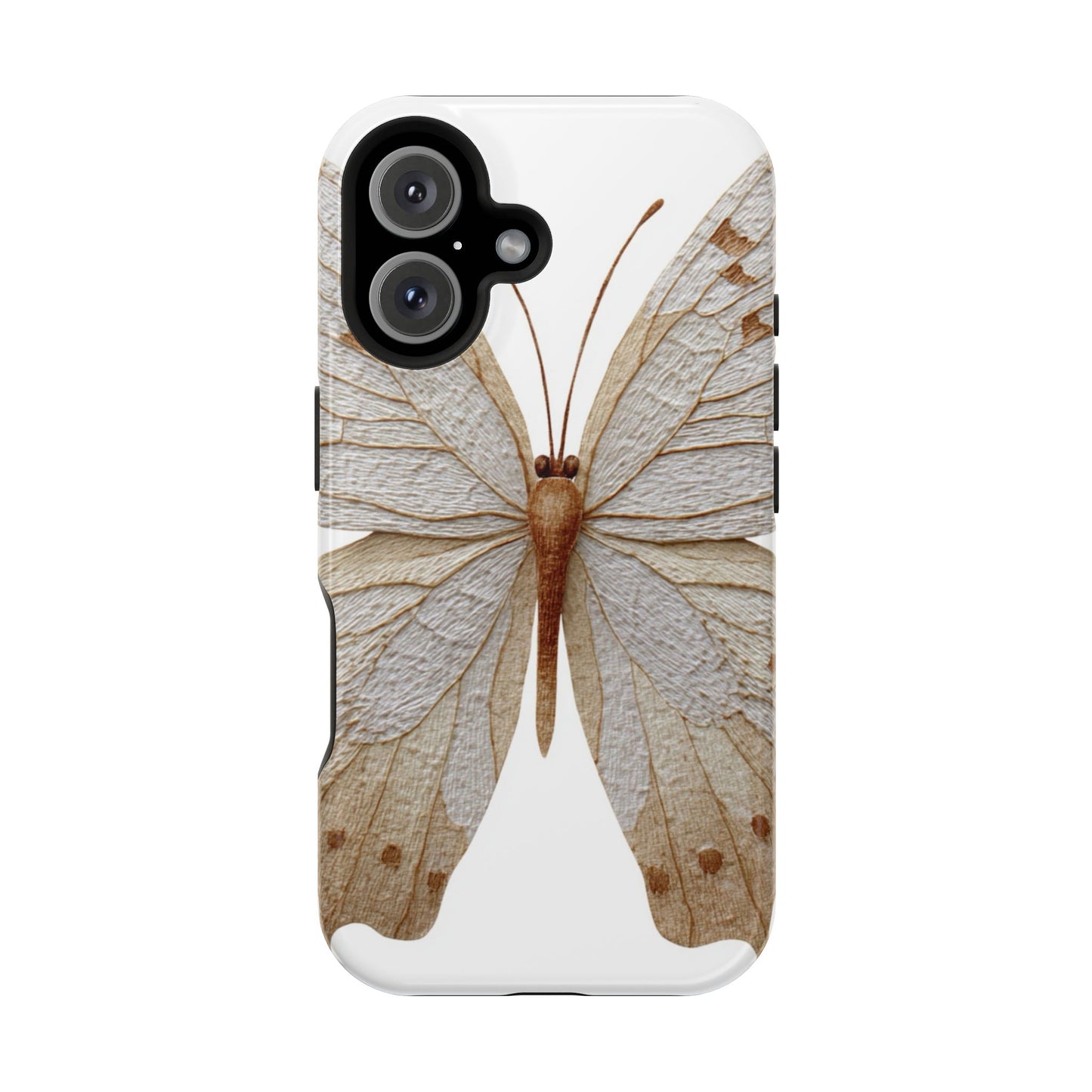 Butterfly Impact-Resistant Phone Case, Nature Lover Gift, Durable Phone Cover, Eco-Friendly Accessories, Unique Butterfly Design