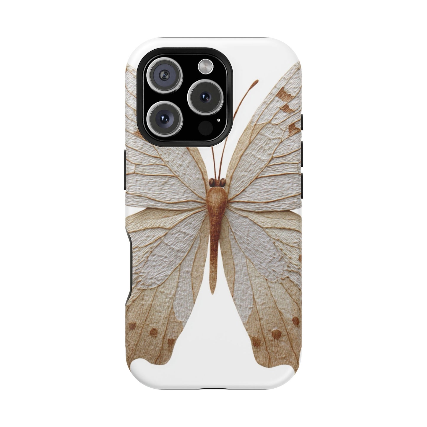 Butterfly Impact-Resistant Phone Case, Nature Lover Gift, Durable Phone Cover, Eco-Friendly Accessories, Unique Butterfly Design