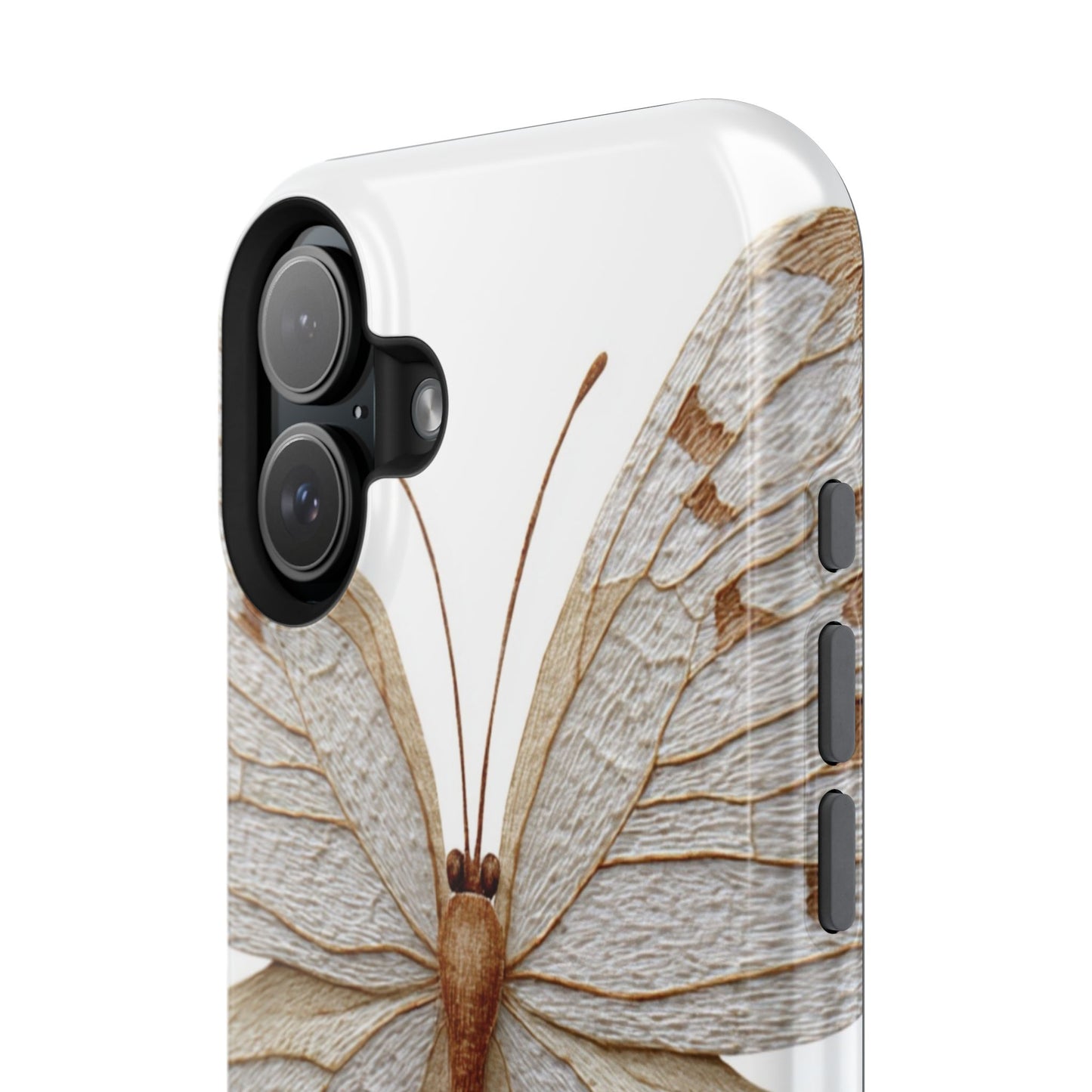 Butterfly Impact-Resistant Phone Case, Nature Lover Gift, Durable Phone Cover, Eco-Friendly Accessories, Unique Butterfly Design