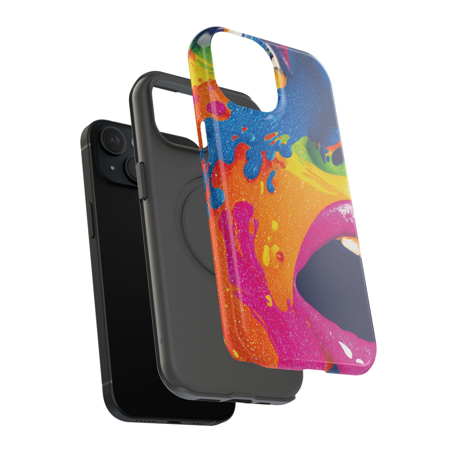 Vibrant Phone Cases with Impact Resistance, Colorful Phone Cover, Durable Mobile Case, Trendy Tech Accessories, Gift for Her