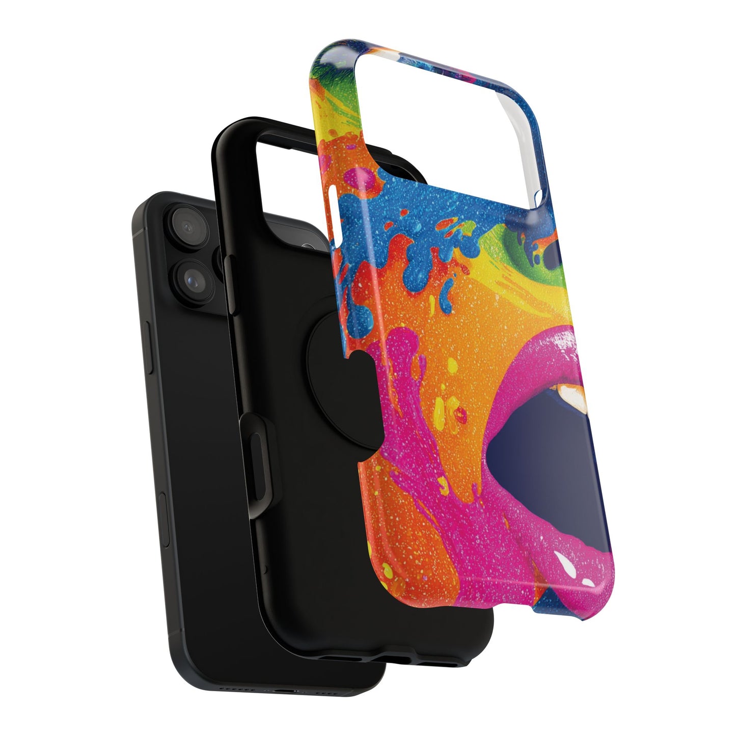 Vibrant Phone Cases with Impact Resistance, Colorful Phone Cover, Durable Mobile Case, Trendy Tech Accessories, Gift for Her