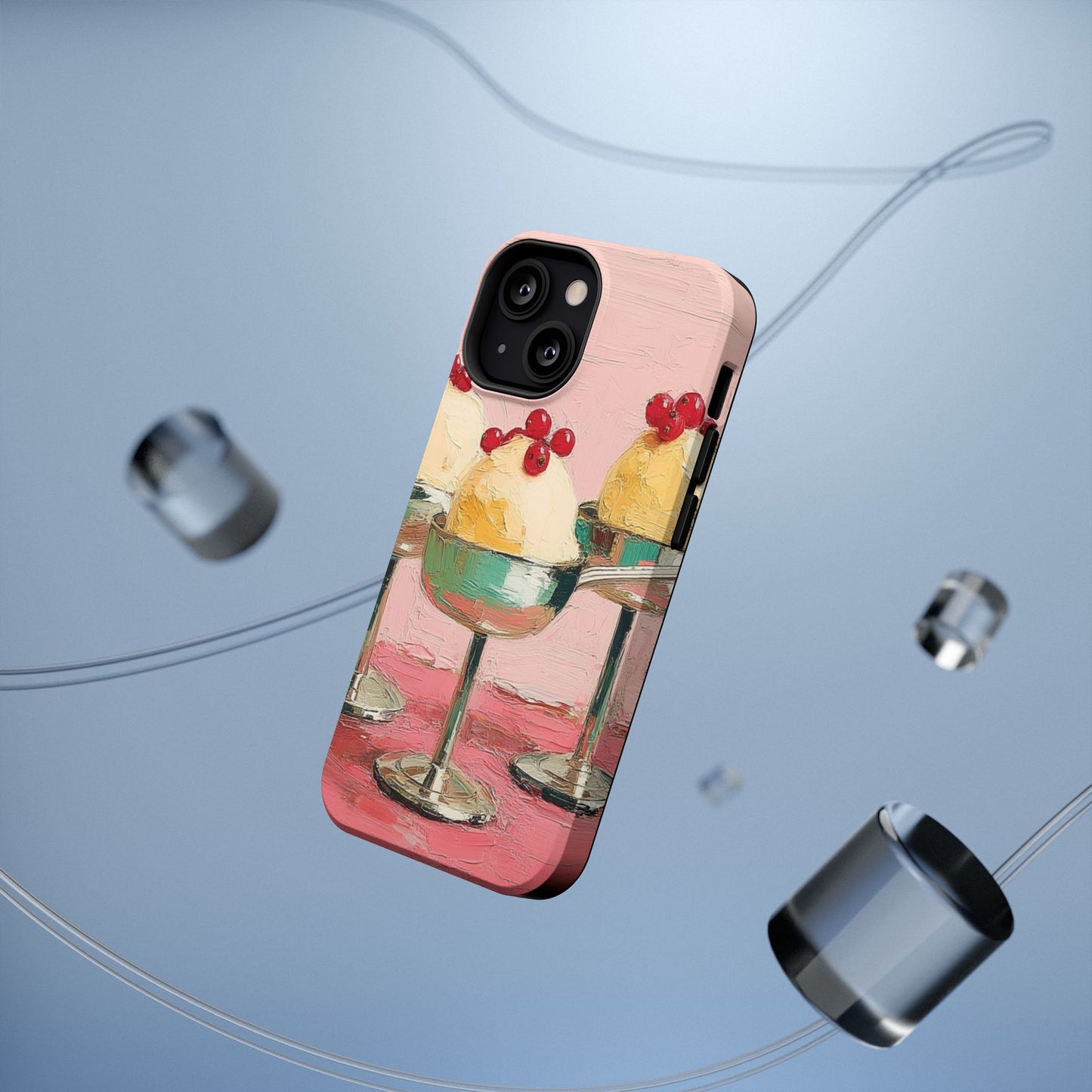 Delightful Ice Cream Cone Phone Case, Cute Phone Cover, Fun Smartphone Protection, Sweet Gift for Foodies, Whimsical Art Accessory