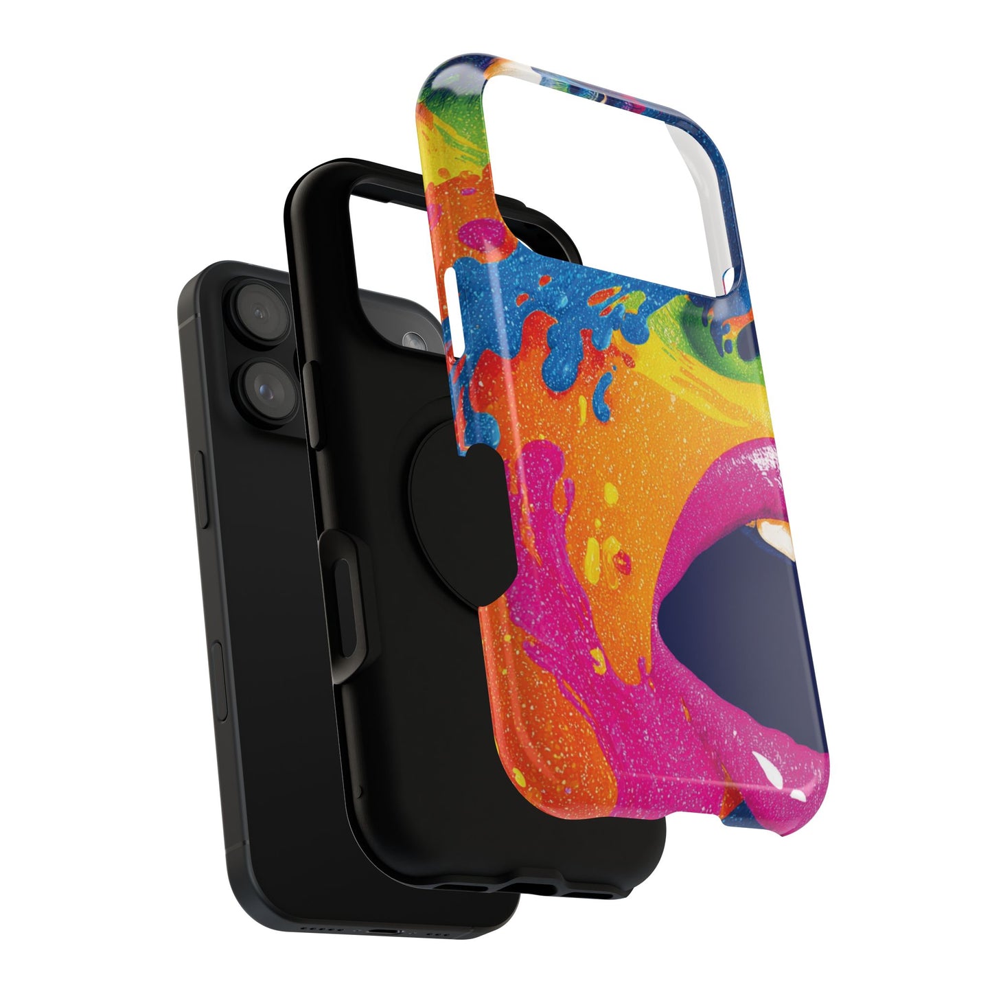 Vibrant Phone Cases with Impact Resistance, Colorful Phone Cover, Durable Mobile Case, Trendy Tech Accessories, Gift for Her