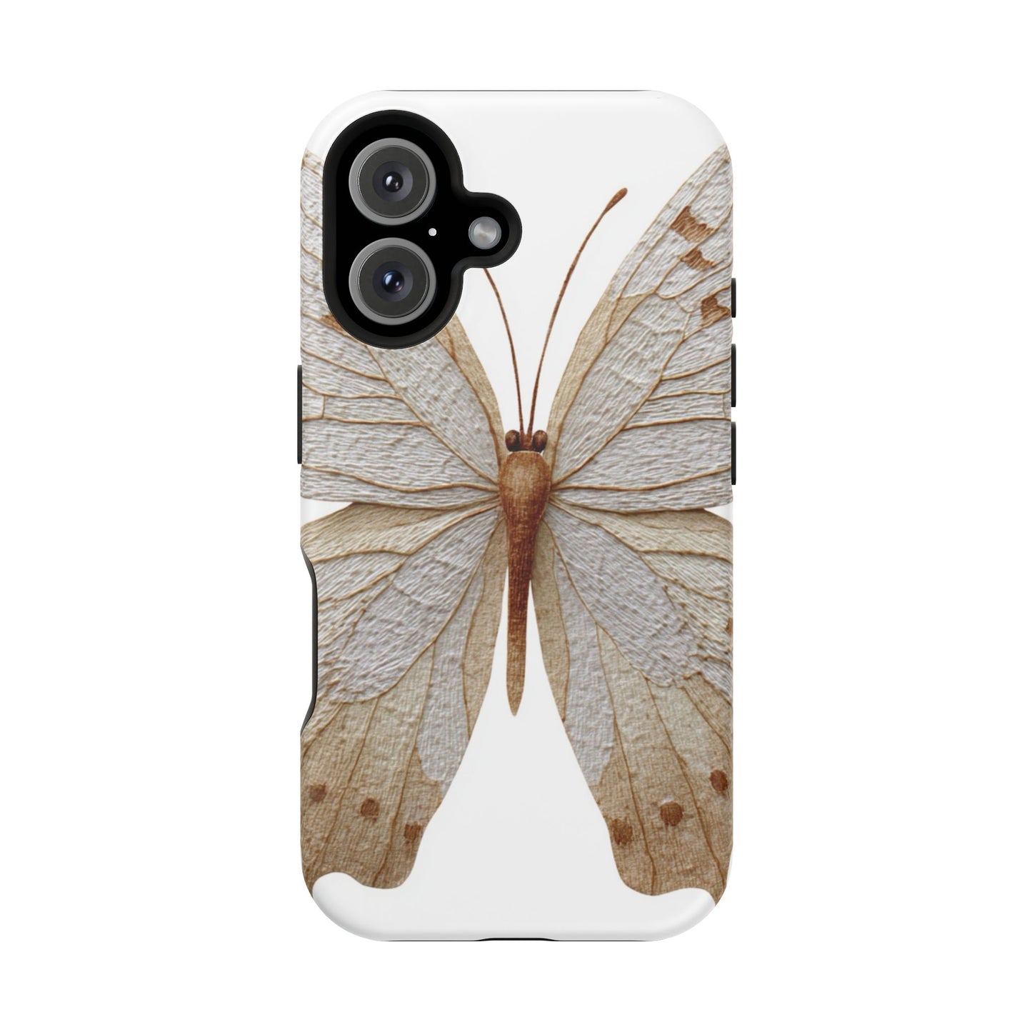 Butterfly Impact-Resistant Phone Case, Nature Lover Gift, Durable Phone Cover, Eco-Friendly Accessories, Unique Butterfly Design